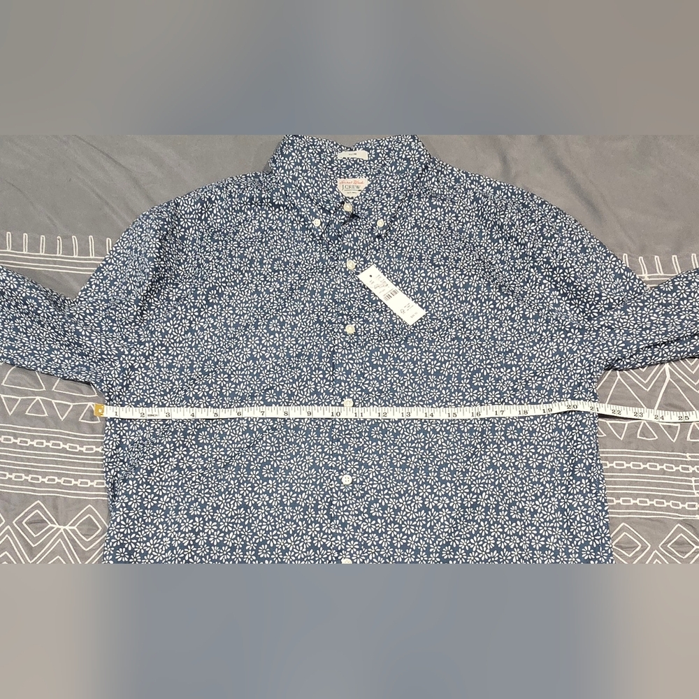 J.Crew Slim Fit Button Down Shirt In Flower Print Size Large - Picture 6 of 7